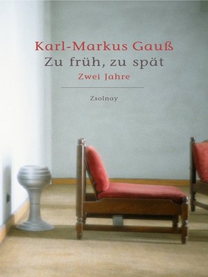 cover image of Zu früh, zu spät